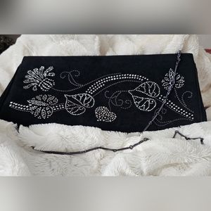 Black evening bag